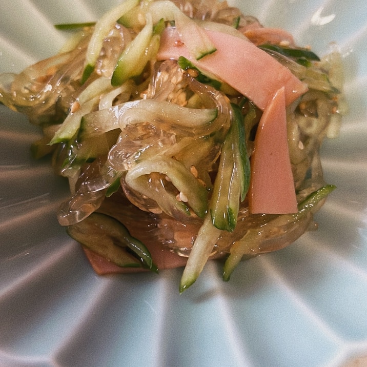 胡麻油が決め手★ 冷やして美味しい春雨サラダ